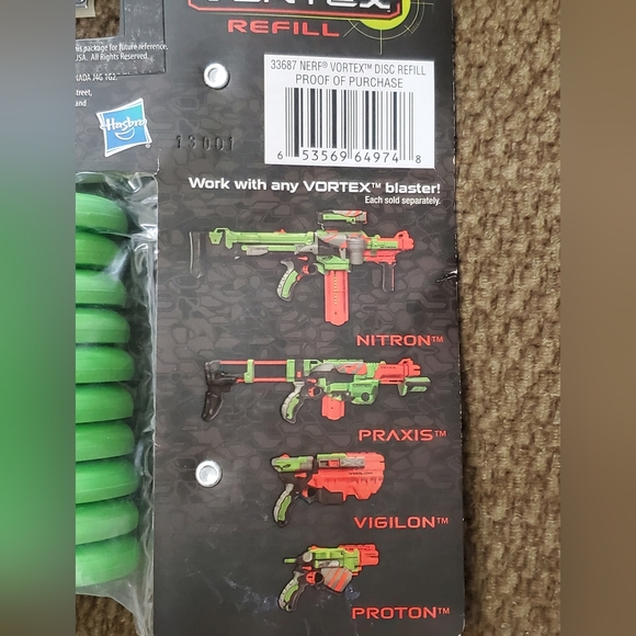Set Of 2 Nerf Vortex Refill Packs - Picture 3 of 4